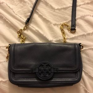 Tory Burch Blue Slant Bag